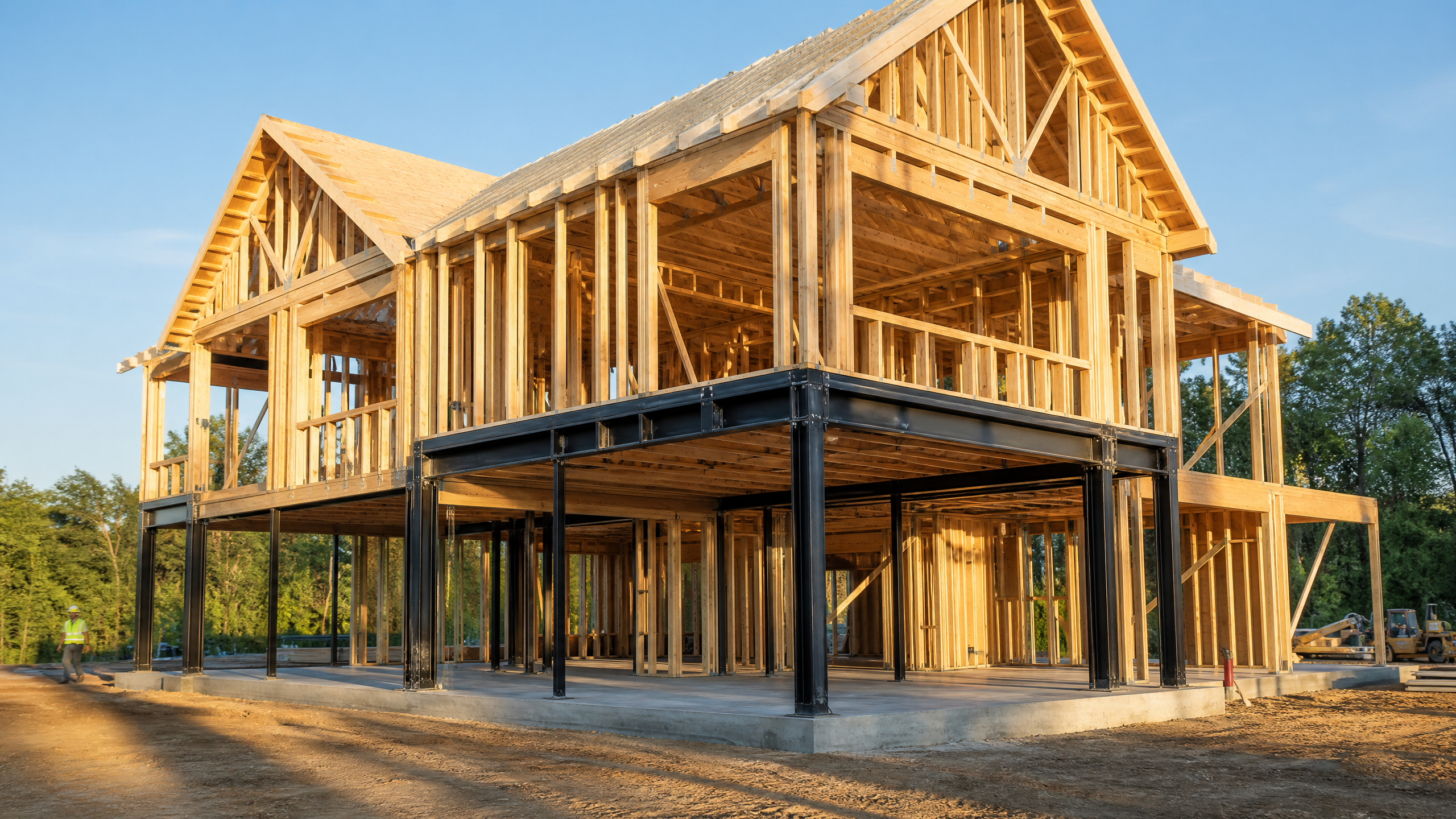 Wood Frame & Structural Steel